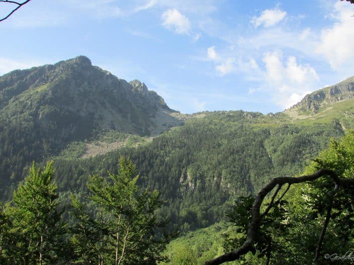 Au sommet le Lac de Bastampe