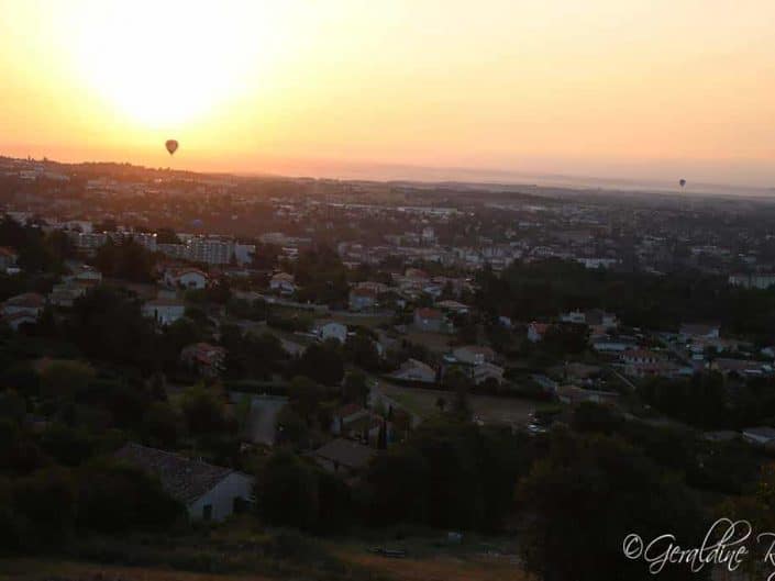 Lever de soleil sur Annonay