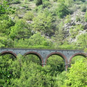Viaduc ancienne voie ferrée Thorrenc