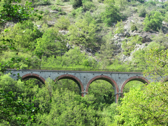 Viaduc ancienne voie ferrée Thorrenc