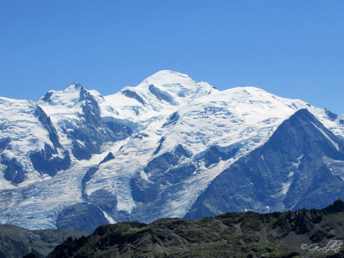 Le majestueux Mont-Blanc