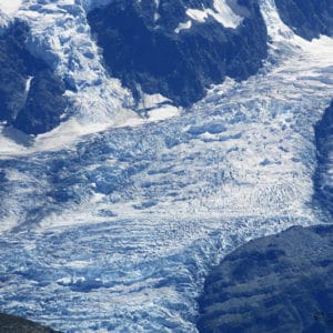 Glacier sous le Mont-Blanc