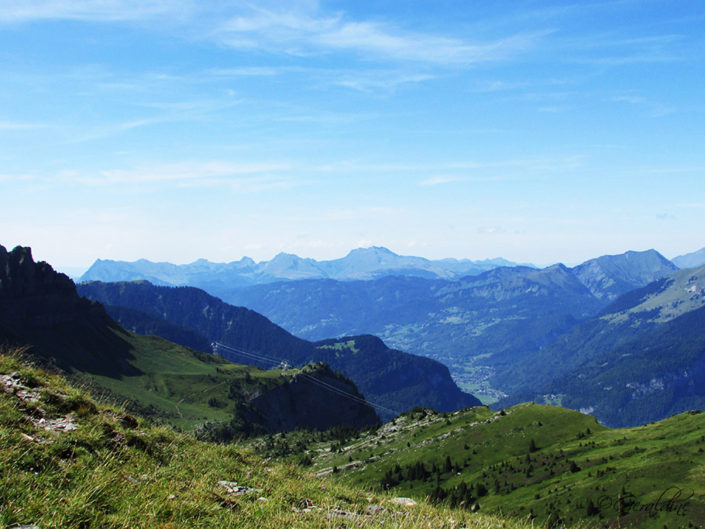 Vue sur le Collet d'Anterne