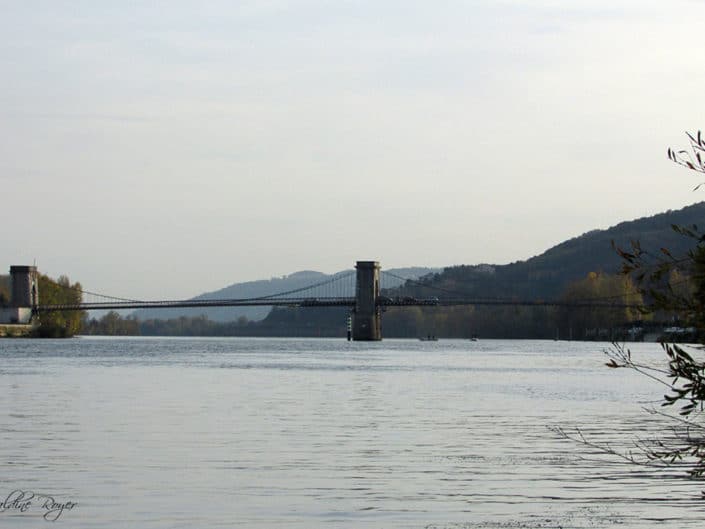 Pont suspendu (dit pont "Fil de Fer") de Marc Seguin