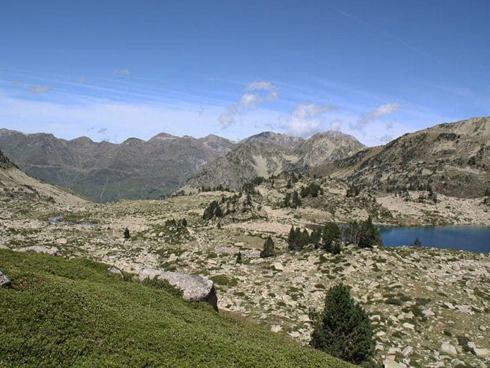 La vallée vue du lac Noir