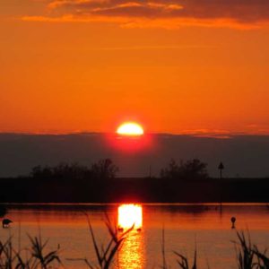 Coucher de soleil à la presqu'île de Giens