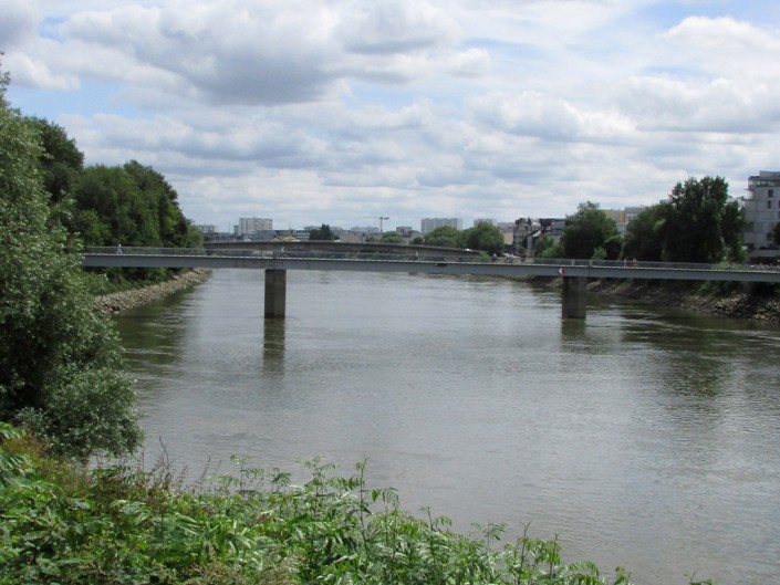 Vue sur la loire à Nantes